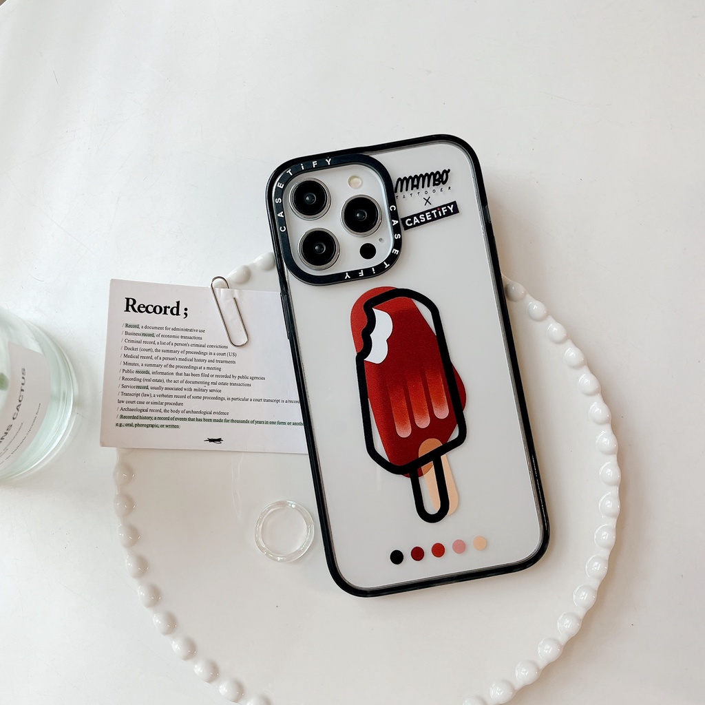 Ốp Điện Thoại Kim Tuyến Nước Hình Que Kem Cho iPhone 15 14 13 12 11 Pro Max Plus