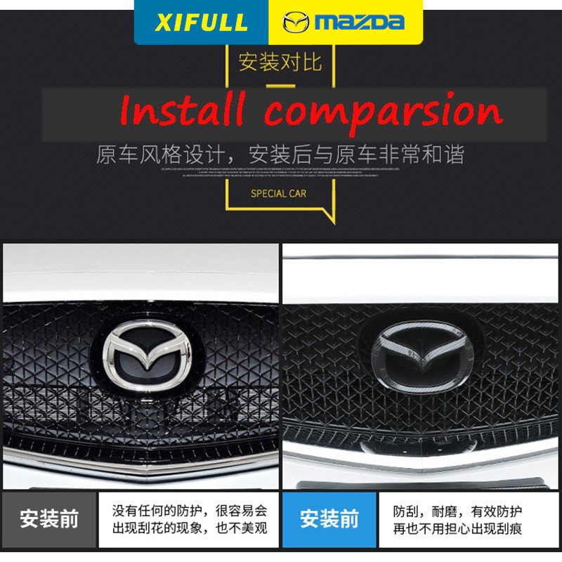 Miếng Dán Trang Trí Xe Hơi Mazda CX-5 CX5 2017-2022 Bằng Sợi Carbon