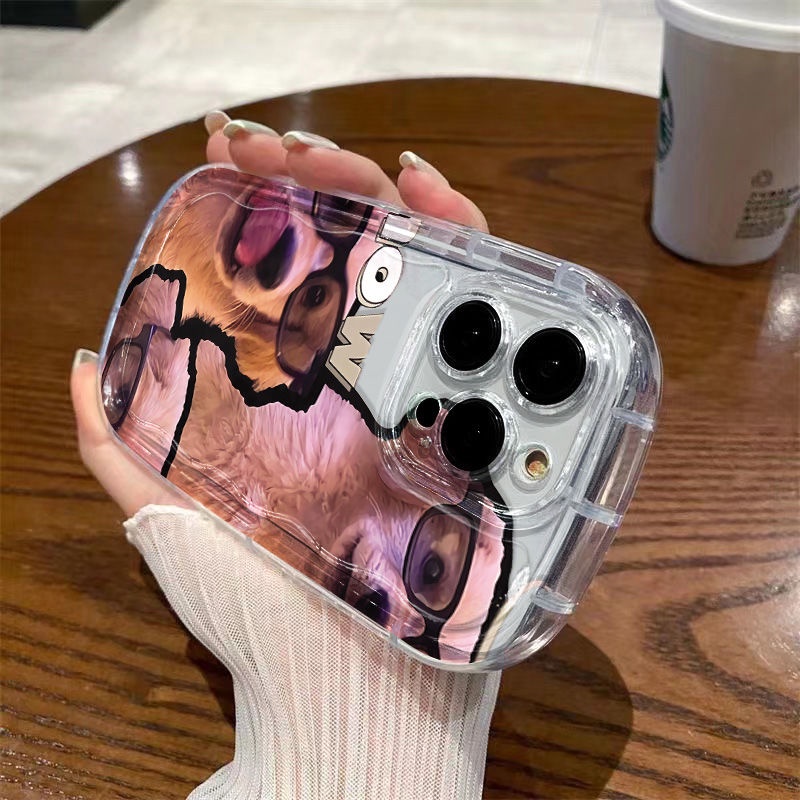 ✅Ốp Điện Thoại Mềm Trong Suốt / Chống Sốc In Hình Chú Cún Dễ Thương Cho iPhone14 / Xsmax78Pxr 13 1211 / IZF1