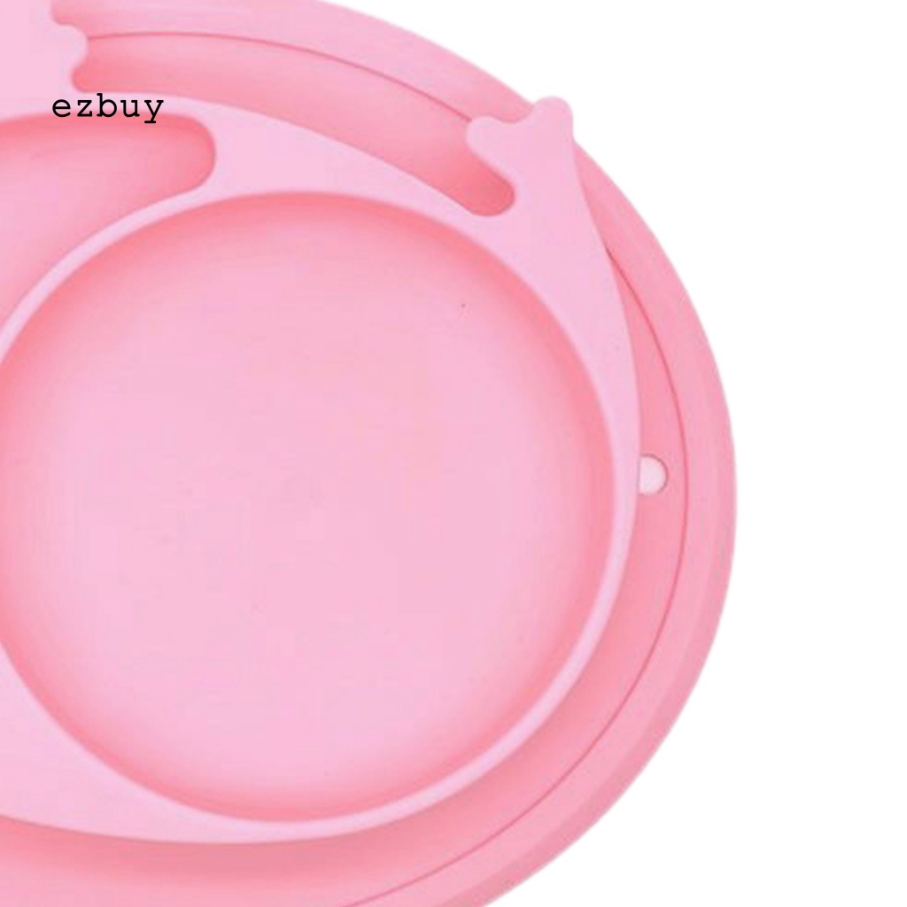 Đĩa Ăn Nhẹ Màu Sắc Xinh Xắn Chống Rò Rỉ Tiện Dụng Cho Bé