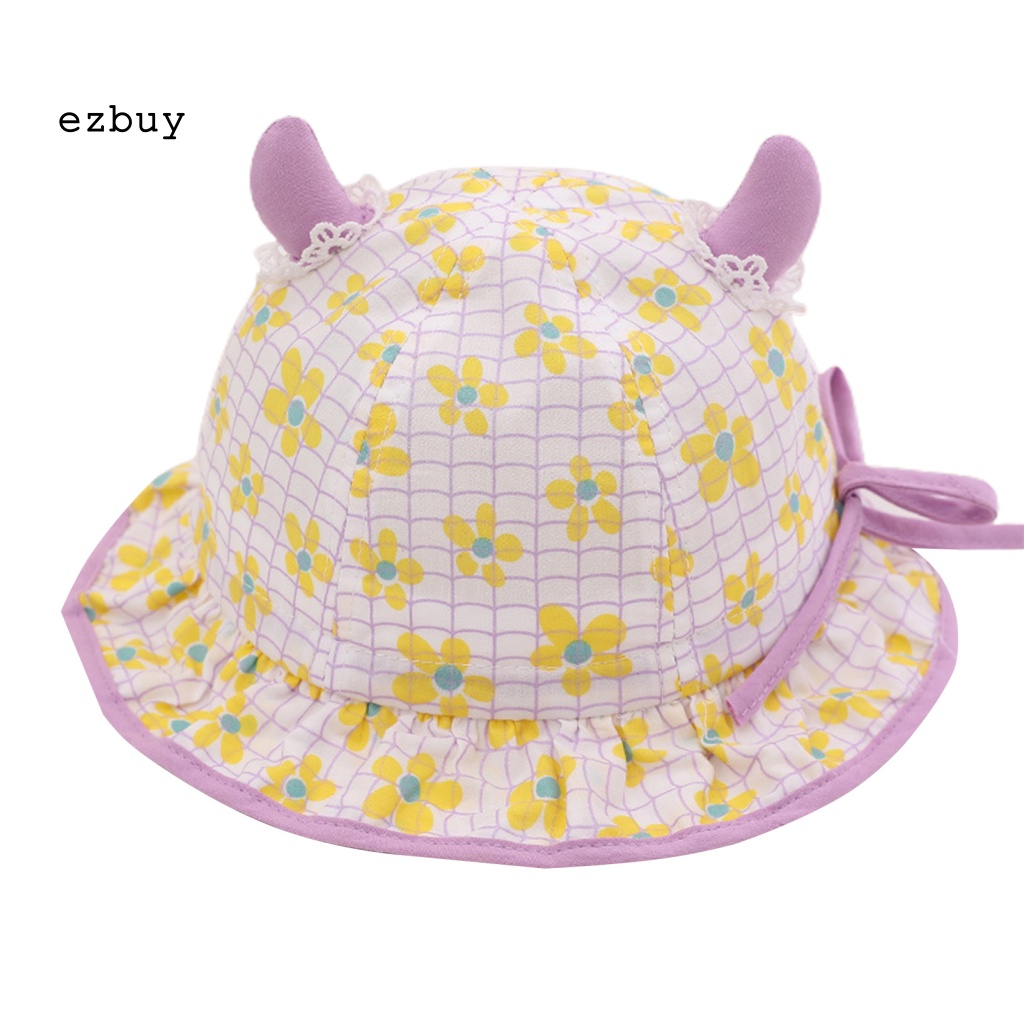 Nón Tai Bèo Thoáng Khí Thấm Hút Nước Thiết Kế Ren Xinh Xắn Thời Trang Đi Biển Cho Bé Gái