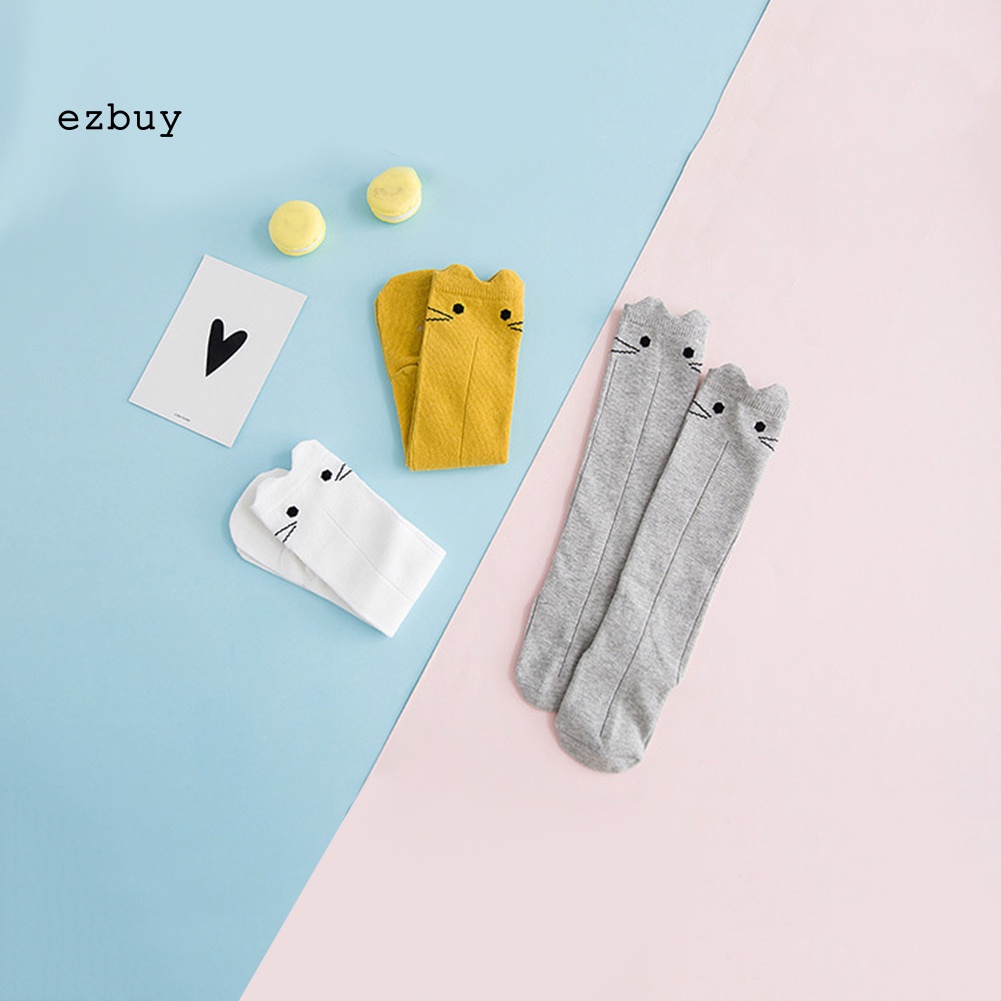 Vớ Cotton Co Giãn Trang Trí Hình Thỏ Hoạt Hình Dễ Thương Cho Bé Gái