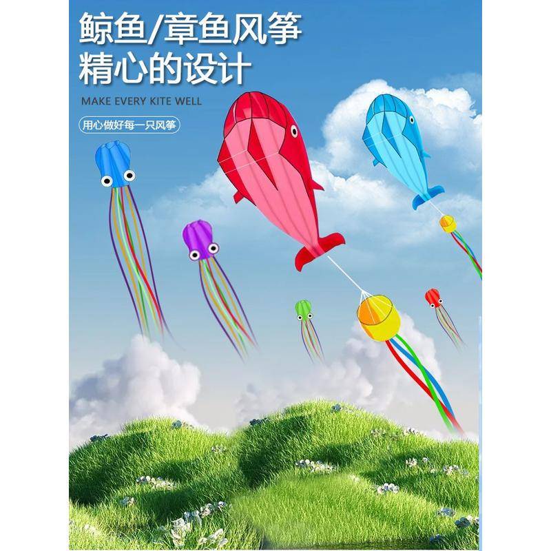 Diều Hình Bạch Tuộc Hoạt Hình Cỡ Lớn Cho Trẻ Em Và Người Lớn