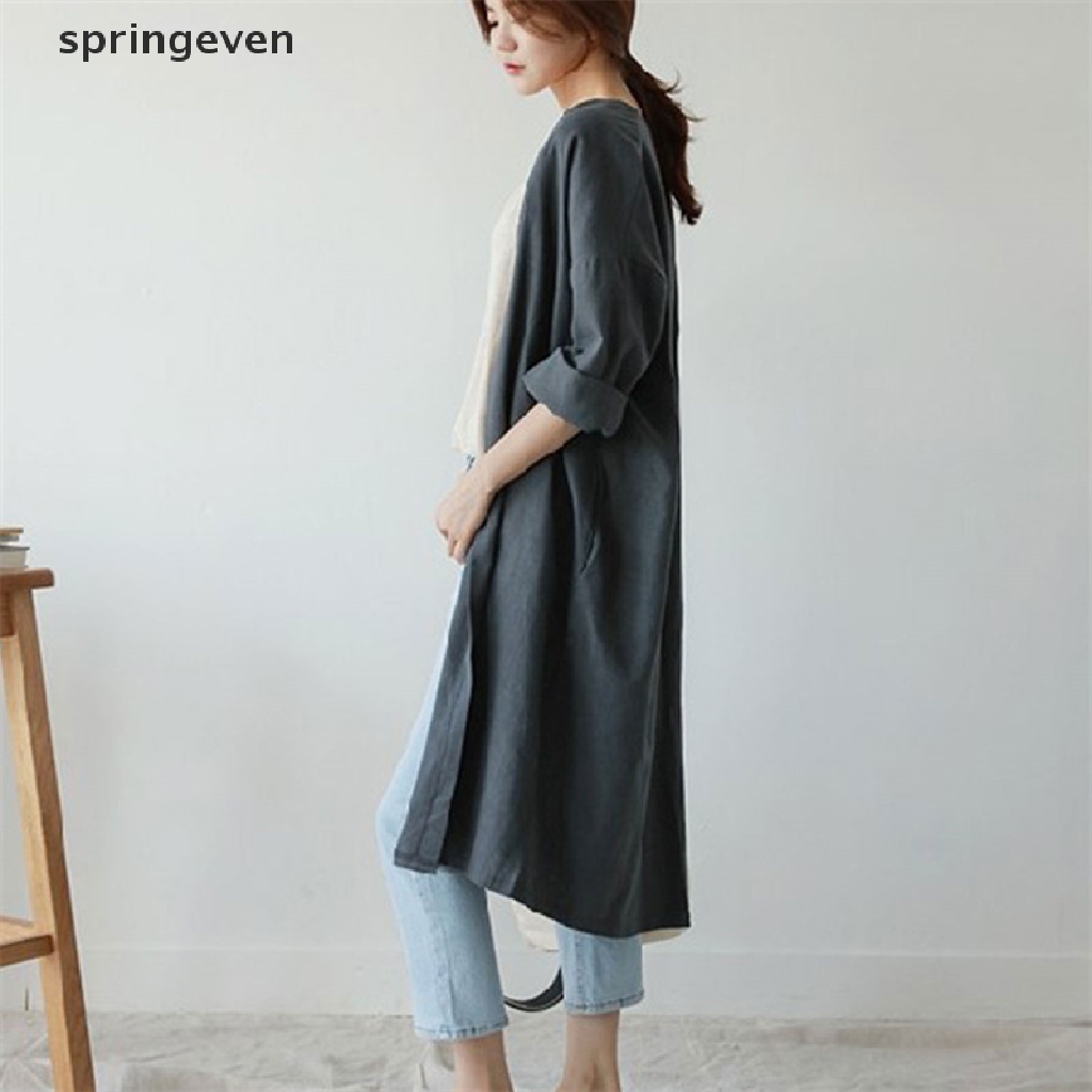 Áo Khoác Cardigan Tay Dài Dáng Rộng Kiểu Vintage Thời Trang Mùa Thu Cho Nữ