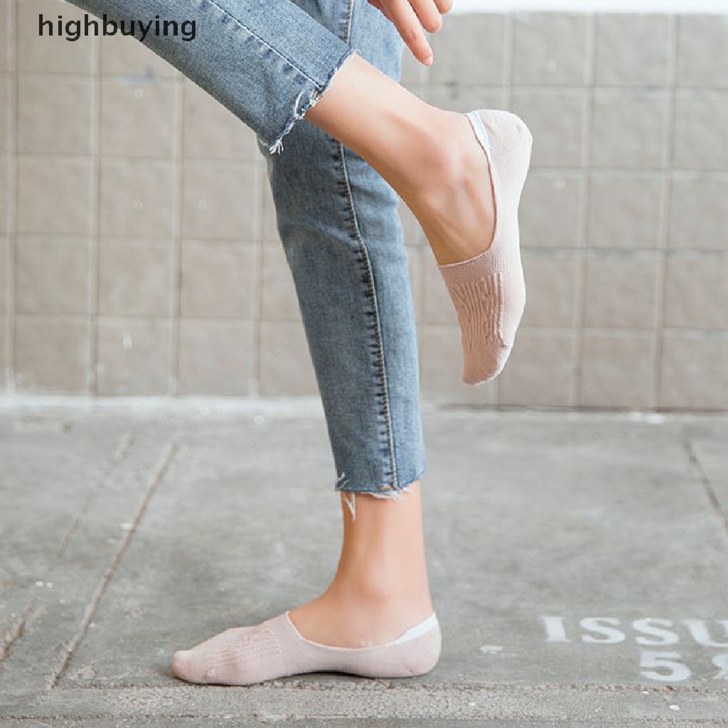 1 Đôi Tất Chân Cotton Thoáng Khí Thời Trang Cho Nữ