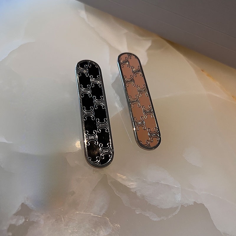 Kẹp Tóc Bằng Hợp Kim Thép Titan Họa Tiết Chữ Thời Trang