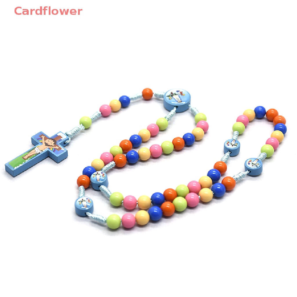 Vòng Cổ Hạt Mặt Thánh Giá Hoạt Hình &lt; Cardflower &gt; Công Giáo Trẻ Em Mới