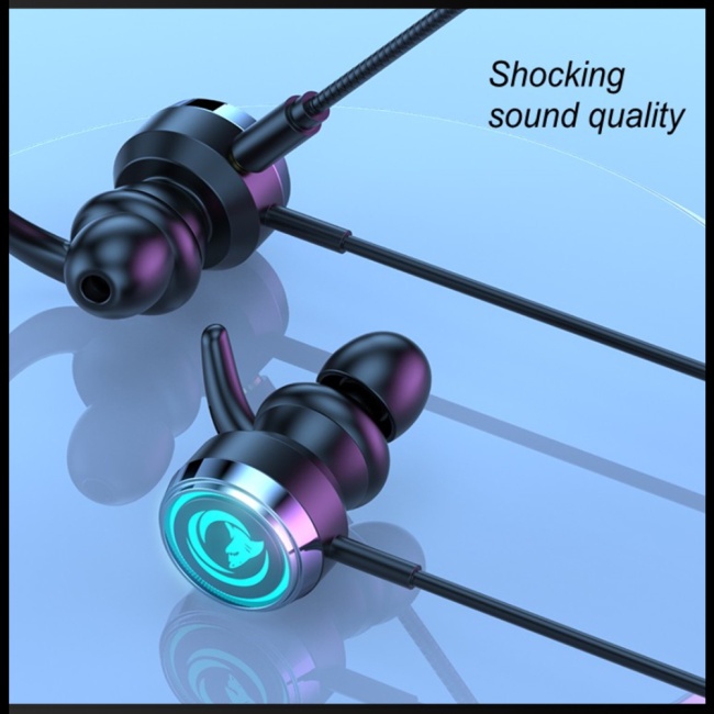 Tai Nghe Nhét Tai Chơi Game Có Micro Và Đèn Rgb