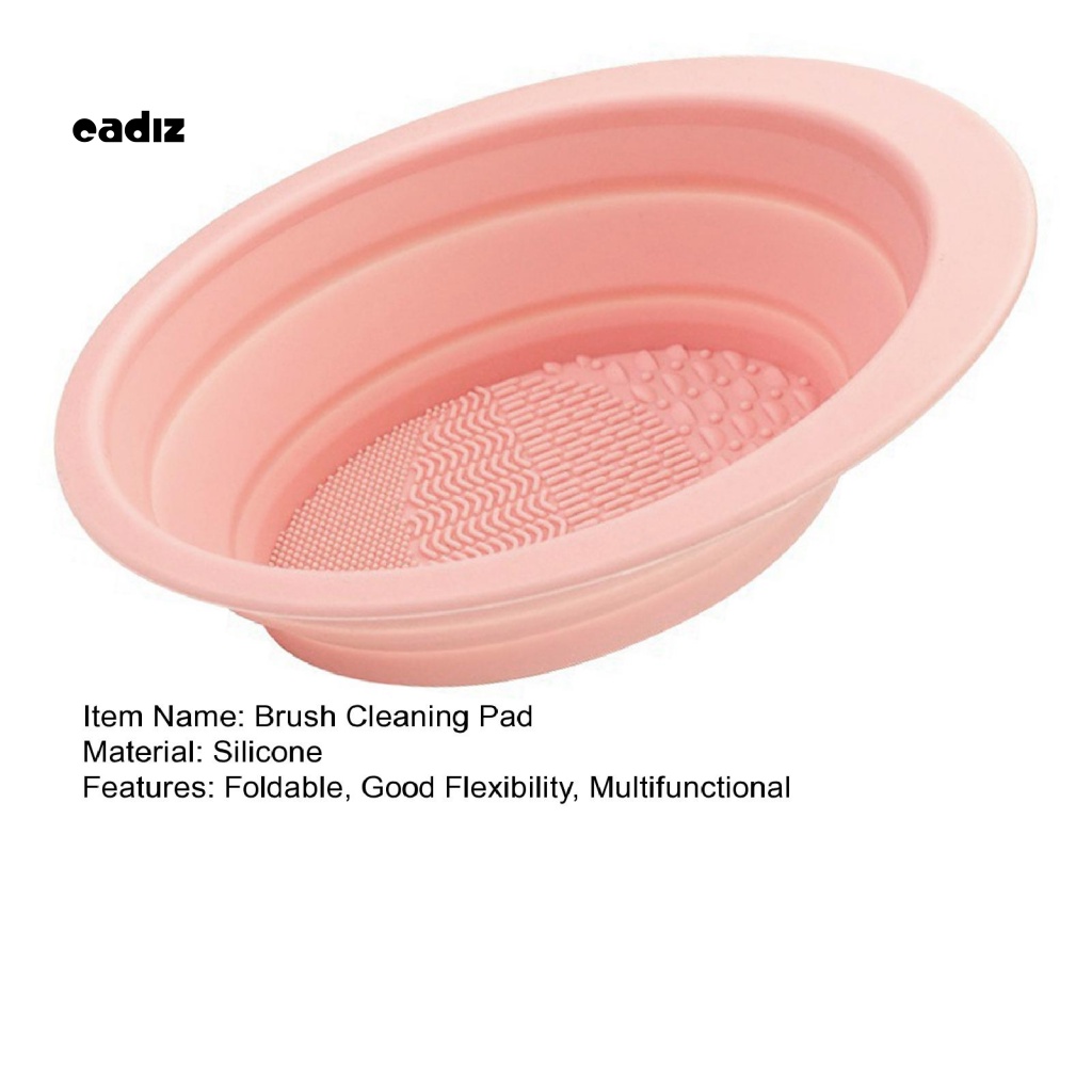 Dụng Cụ Vệ Sinh Cọ Trang Điểm Bằng Silicone Nhiều Kết Cấu Tiện Dụng