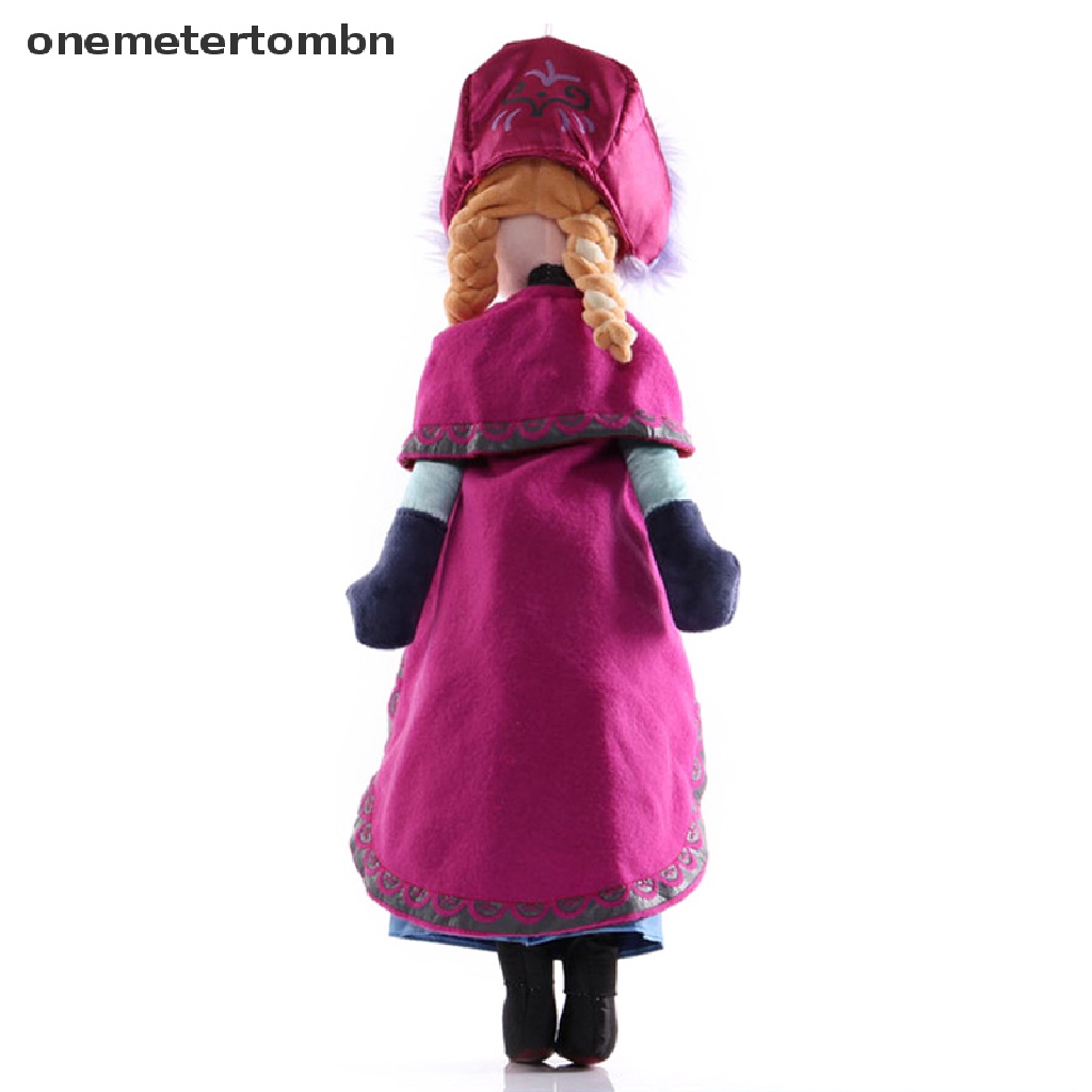1 Búp Bê Nhồi Bông Công Chúa Anna Elsa Kích Thước 30 / 40 / 46 / 50CM