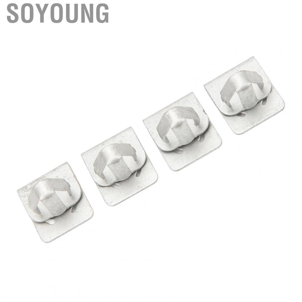Soyoung Front Skid Plate Insert Clip  Perfect Fit Oil Filter Access Panel Door Clips 4PCS W715288S439 for Vehicle