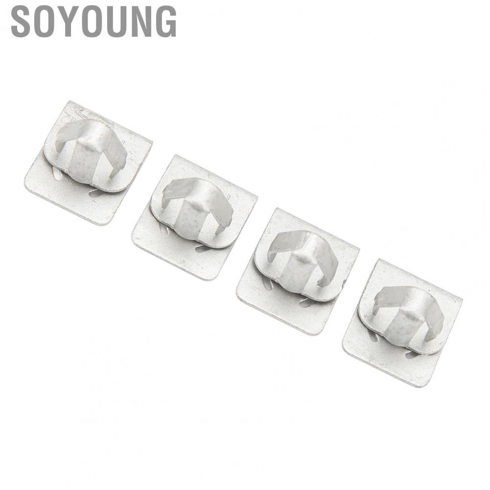 Soyoung Front Skid Plate Insert Clip  Perfect Fit Oil Filter Access Panel Door Clips 4PCS W715288S439 for Vehicle