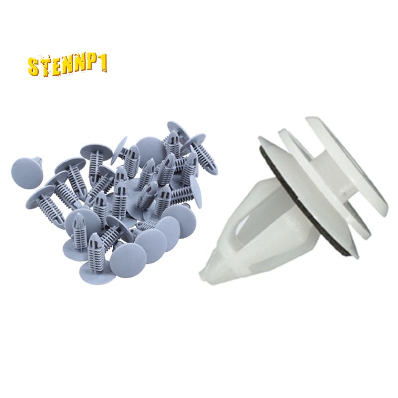 FENDER Set 10 Thẻ Kẹp Cửa Xe Hơi Kèm 30 Ốc Vít Cố Định