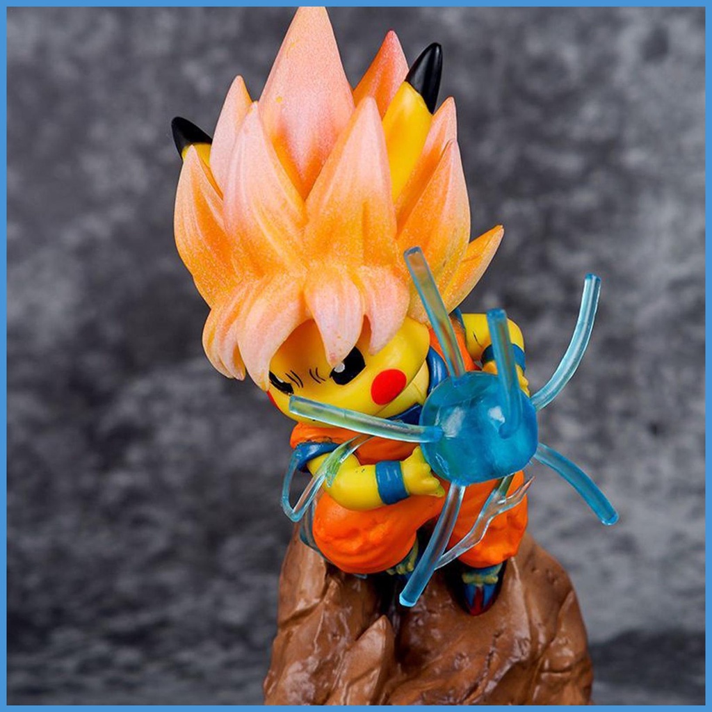 Mô Hình Nhân Vật Super Saiyan Pokemon Pikachu Naruto Guku Vegeta Gk Làm Quà Tặng Giáng Sinh
