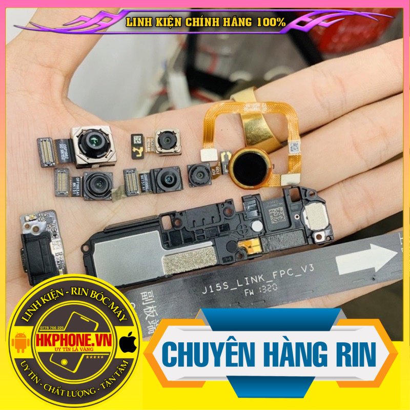 ( Xiaomi Redmi Note 9 / Note 9S ) Camera trước + Sau,Main sạc,cáp nối main,camera trước sau,loa ngoài,vân tay bóc máy