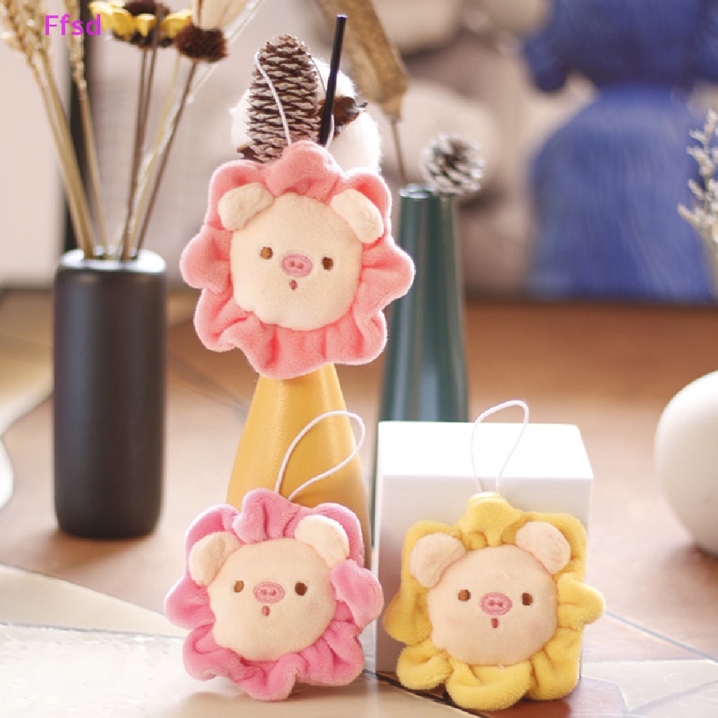 {Ffsd} Móc Khóa Xe Hơi / Túi Xách Hình Chú Heo Bông Hoa Hướng Dương Dễ Thương Dành Cho Bạn Nữ * Hàng Bán Chạy *