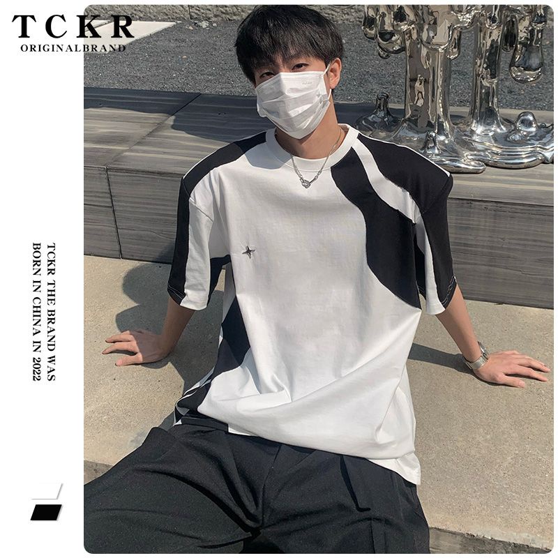 Áo Thun Tay Ngắn Màu Sắc Thời Trang Mùa Hè Cho Nam