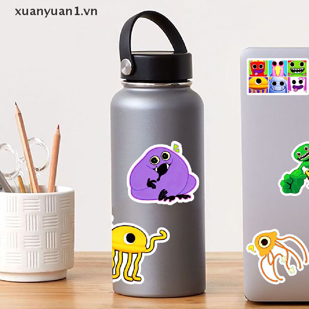 Set 50 Sticker Dán Trang Trí Sổ Tay Chủ Đề Phim Hoạt Hình Garten of Banban Horror