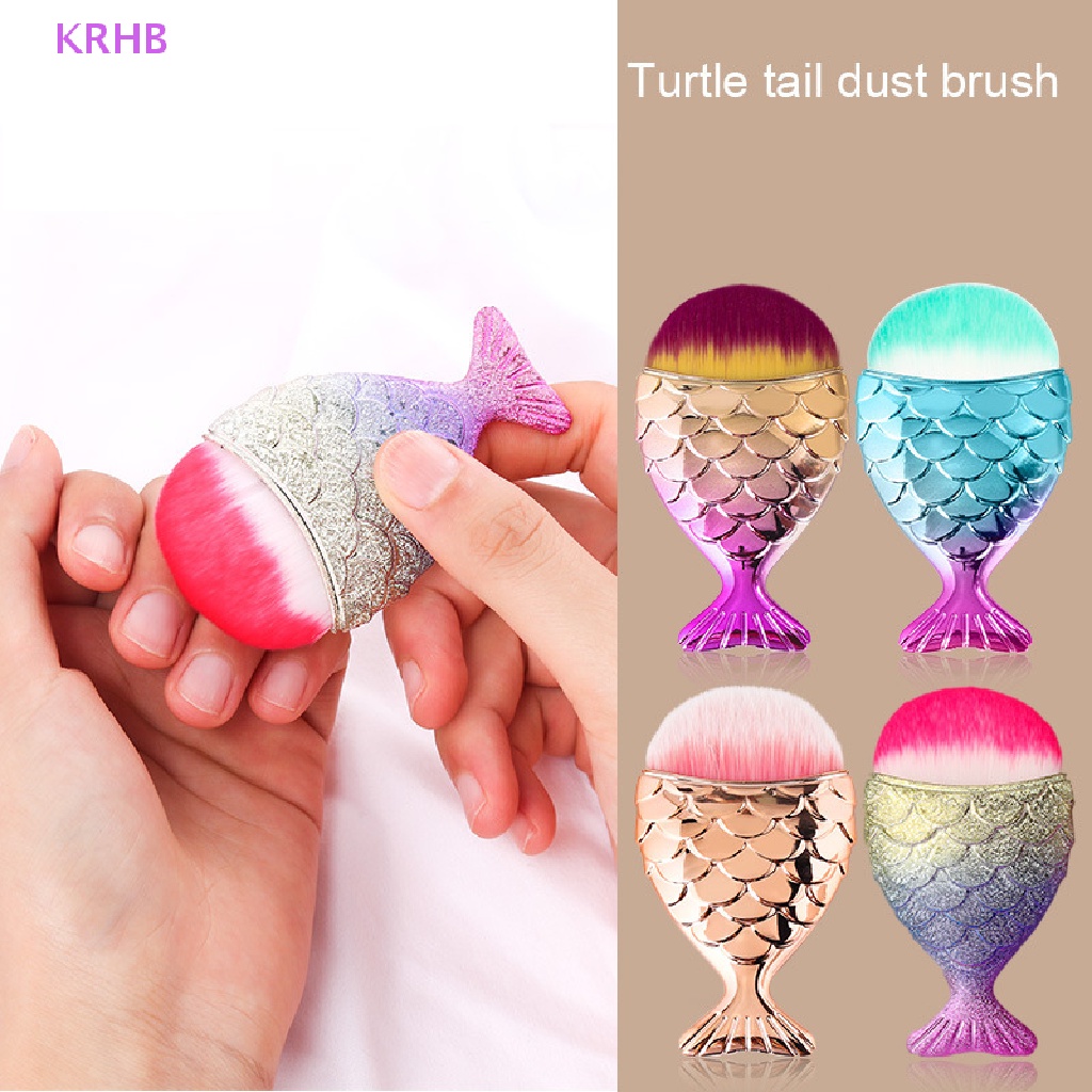 Cọ Trang Điểm Đáy Phẳng Hình Đuôi Cá KRHB