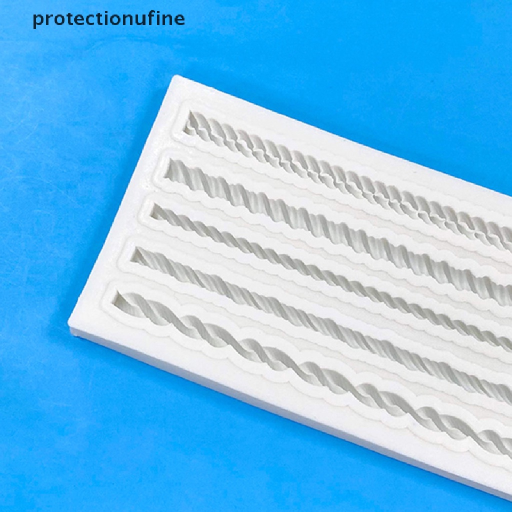 Khuôn Silicone Tạo Hình Làm Bánh Kẹo Hình Dây Bện DIY PR3VN