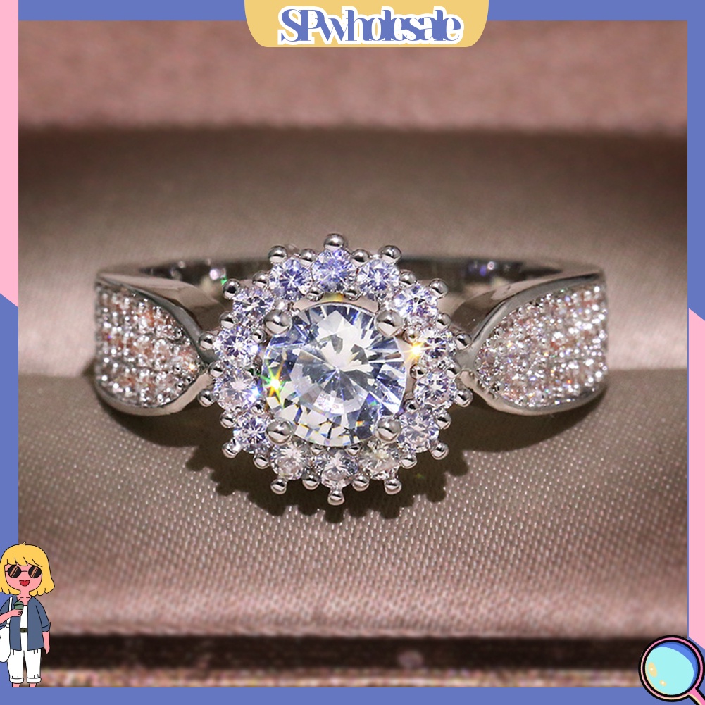 <SPwholesale> Nhẫn Đính Đá Sang Trọng Cho Nữ