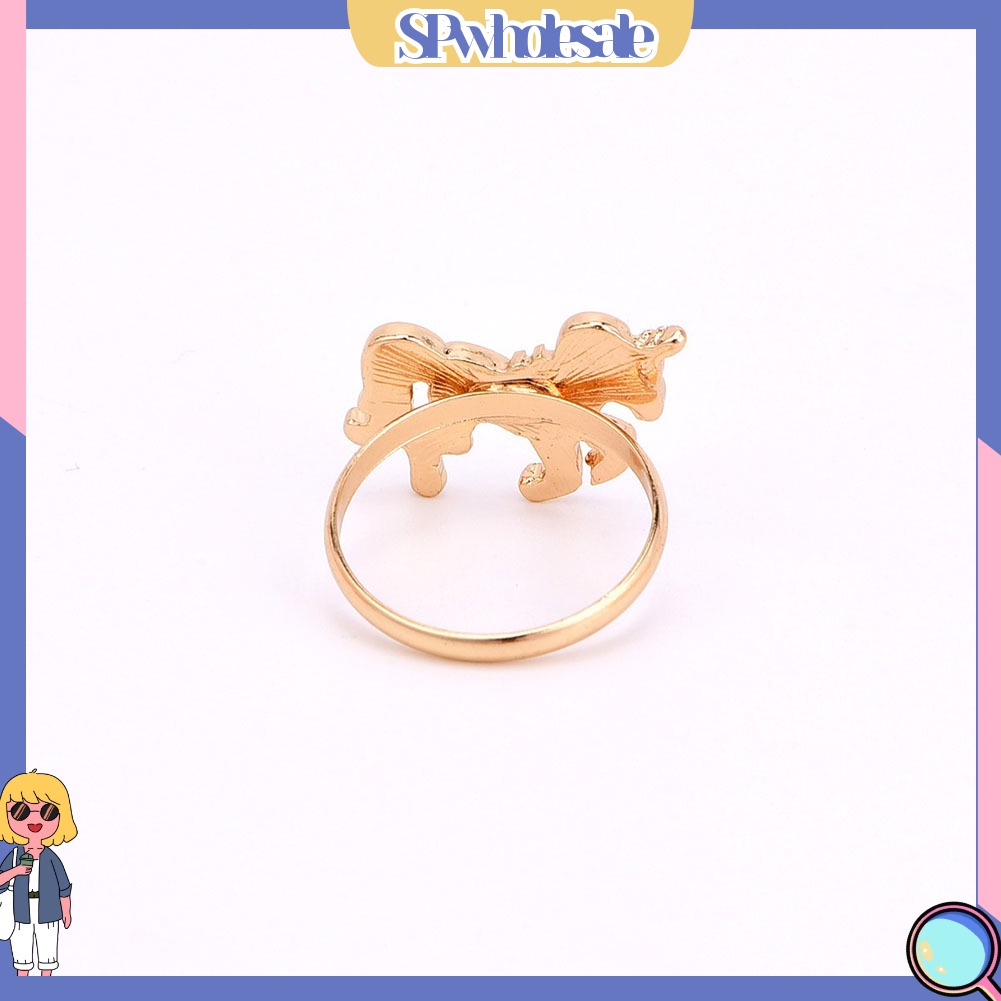 <SPwholesale> Nhẫn Hình Hoạt Hình Cổ Tích Tráng Men Cho Nữ