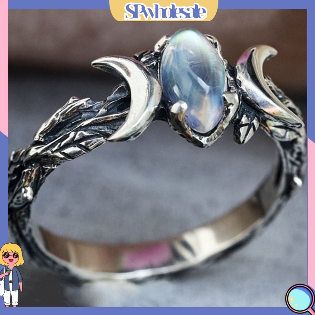 <SPwholesale> Nhẫn Đính Đá Phong Cách Bohemia Cổ Điển Dành Cho Nữ