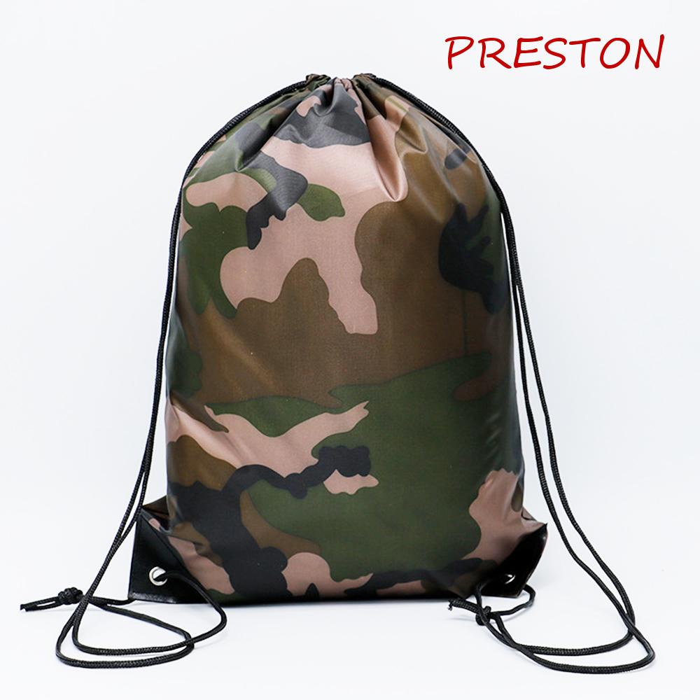 Preston Túi Dây Rút Vải Oxford Dày Họa Tiết Rằn Ri Thời Trang Unisex