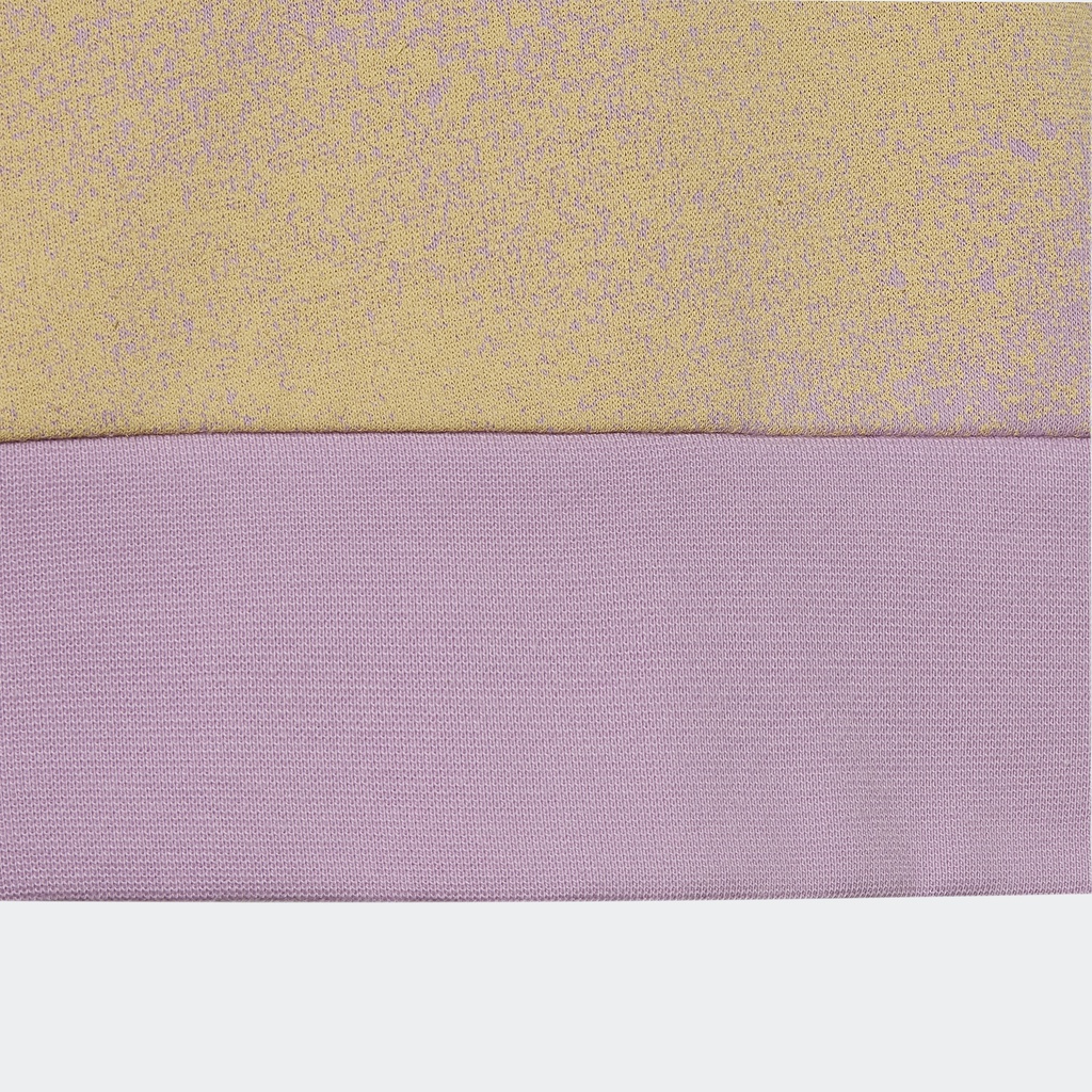 Adidas Phong cách sống Áo Hoodie Lửng Họa Tiết Graphic Trẻ em Màu tím HK2942