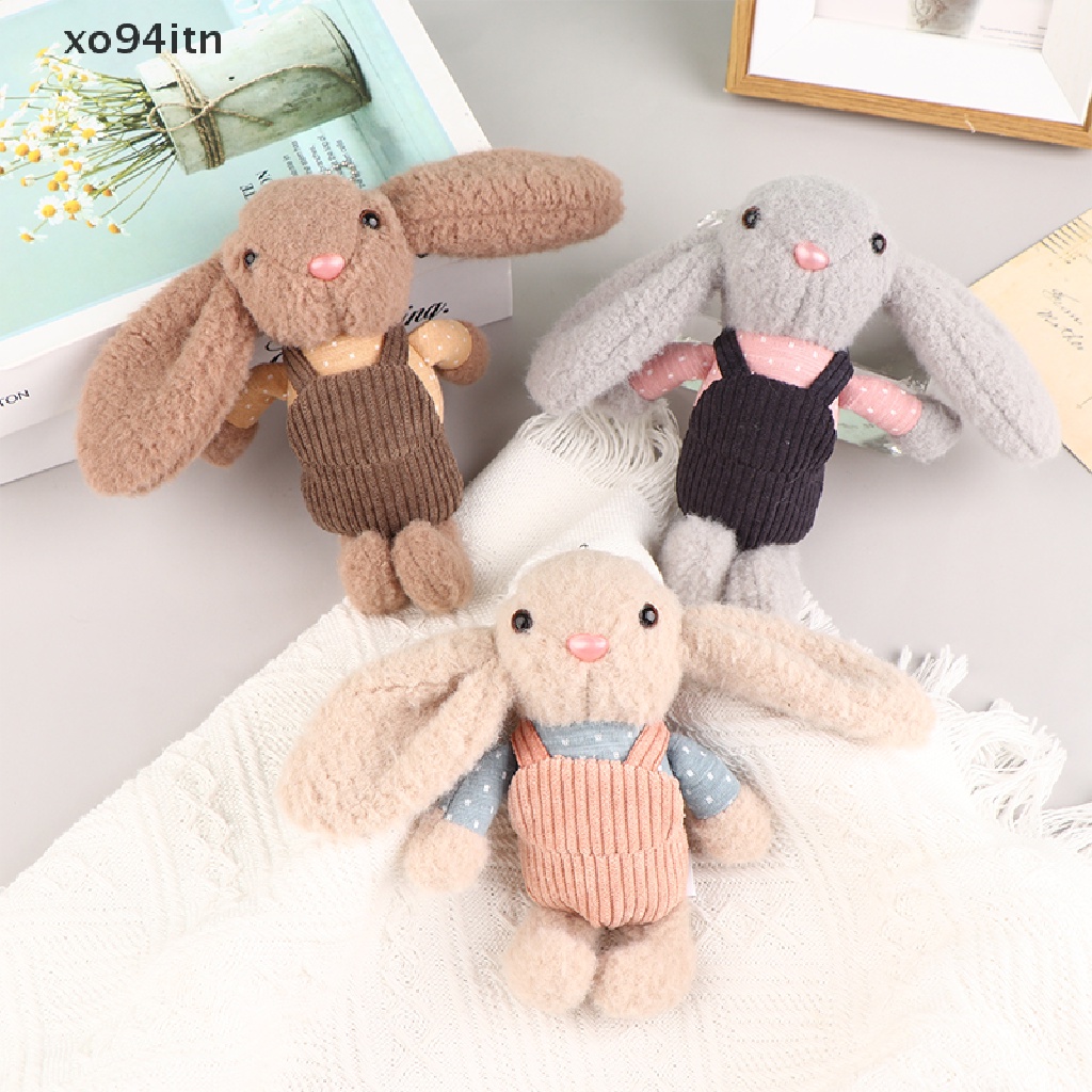 Móc Khóa Thỏ Nhồi Bông 16cm Dễ Thương