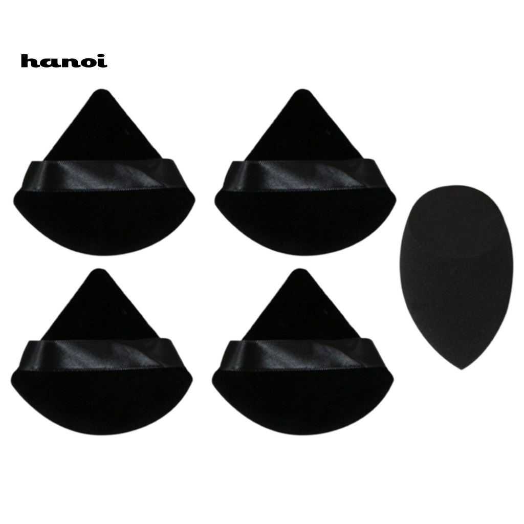 1 Bộ Mút Trang Điểm Đa Năng Hình Tam Giác Tiện Dụng