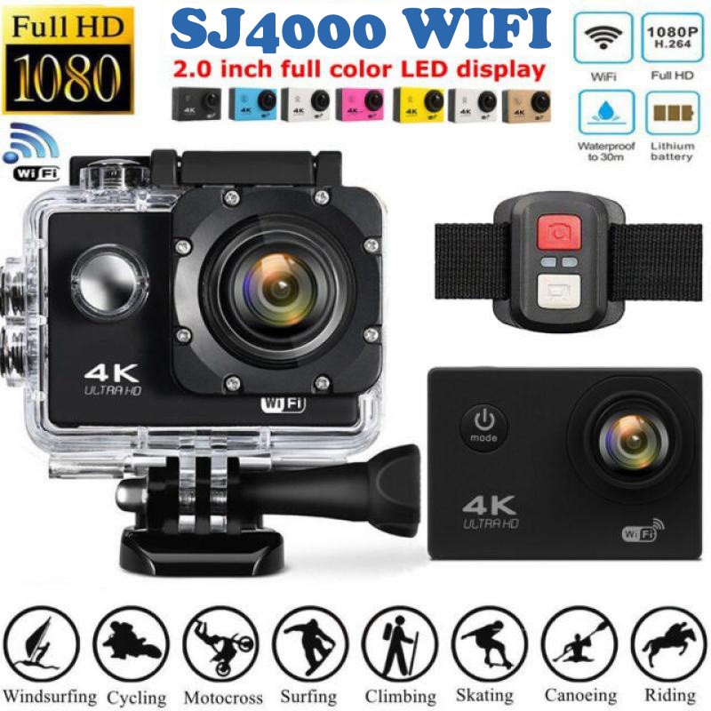 Camera Hành Trình Sport 4K Ultra Hd-Hỗ Trợ Kết Nối Wifi, Điều Khiển Camera Qua Ứng Dụng Xdv Chống Nước, Chống Rung Cloud1 | BigBuy360 - bigbuy360.vn