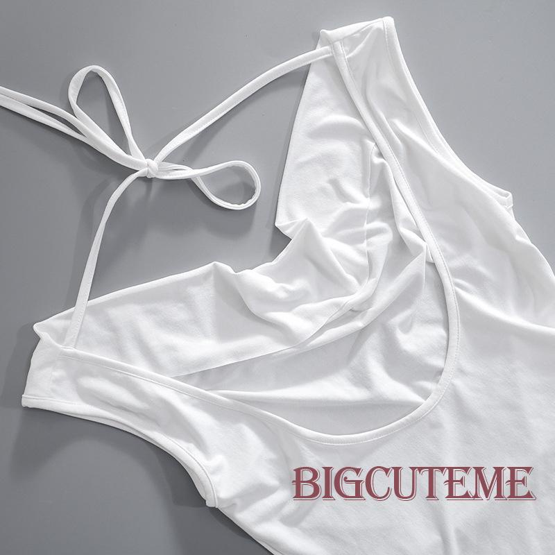 Áo Thun Tay Ngắn Hở Vai Màu Trắng Trơn Thời Trang Dành Cho Nữ