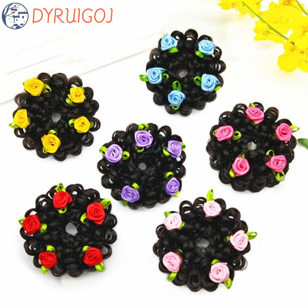 Tóc Giả Sợi Tổng Hợp Màu Hồng Dễ Thương Dùng Làm Phụ Kiện Chụp Ảnh Cho Bé Gái