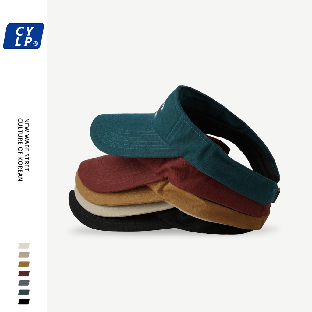 Mũ Lưỡi Trai Hở Chóp Thêu Chữ Phong Cách Hàn Quốc Cho Nữ