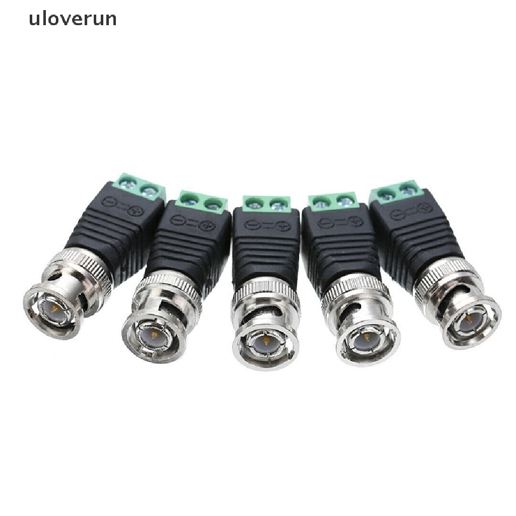Dây Cáp Kết Nối uloverun 10 Male Coax CAT5 Sang Coaxial BNC Dành Cho Camera CCTV Video Balun vn