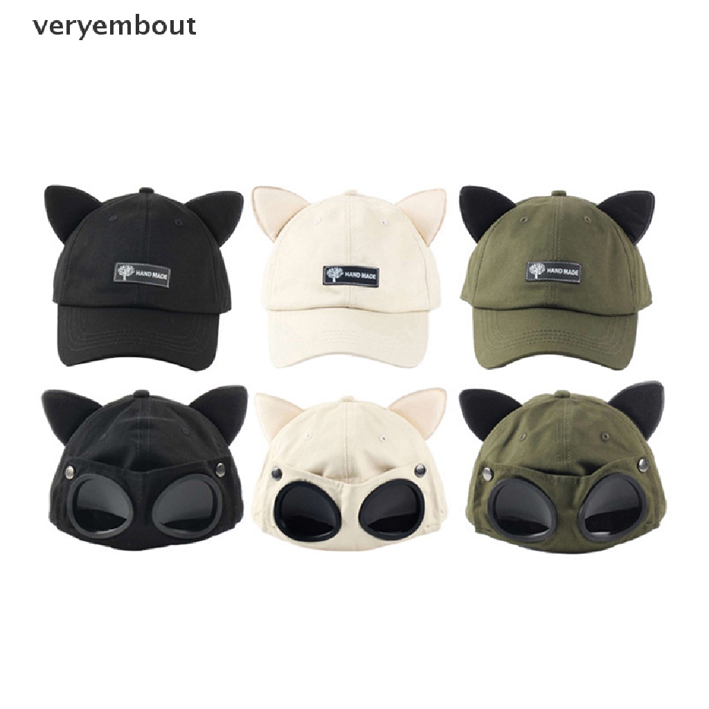Mũ Lưỡi Trai Unisex Thêu Chữ Aviator Đeo Kính Mát Thời Trang Mùa Hè Mới