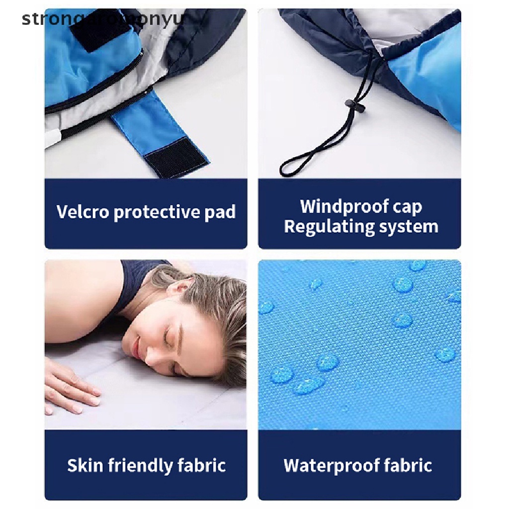 Túi Ngủ Cắm Trại Chống Thấm Nước Siêu Nhẹ Giữ Ấm Tiện Dụng