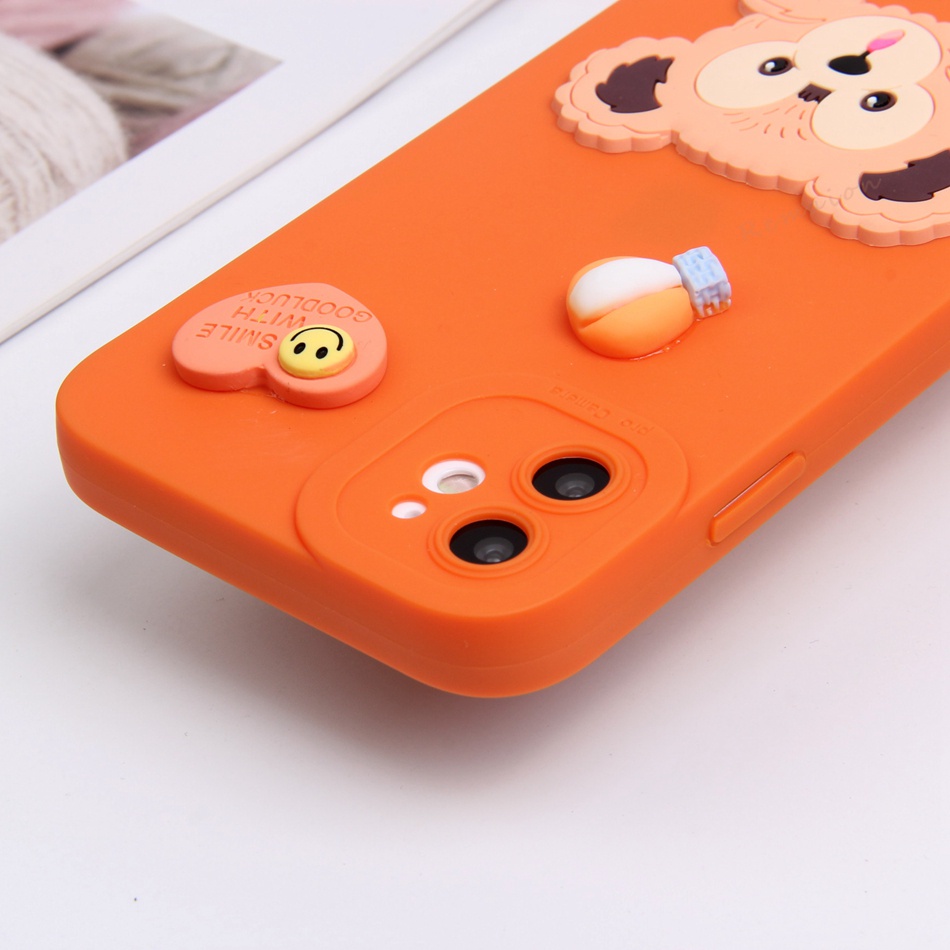 Ốp Điện Thoại Silicon Dẻo Hình Cô Gái 3D iPhone 11 12 13 14 Pro MAX Plus Mini X XR XS MAX 6 S 7 8 Plus SE 2020 11Pro 12pro 13Pro