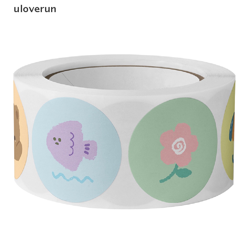 Bộ 500 Miếng Dán Trang Trí Hình Động Vật Dễ Thương