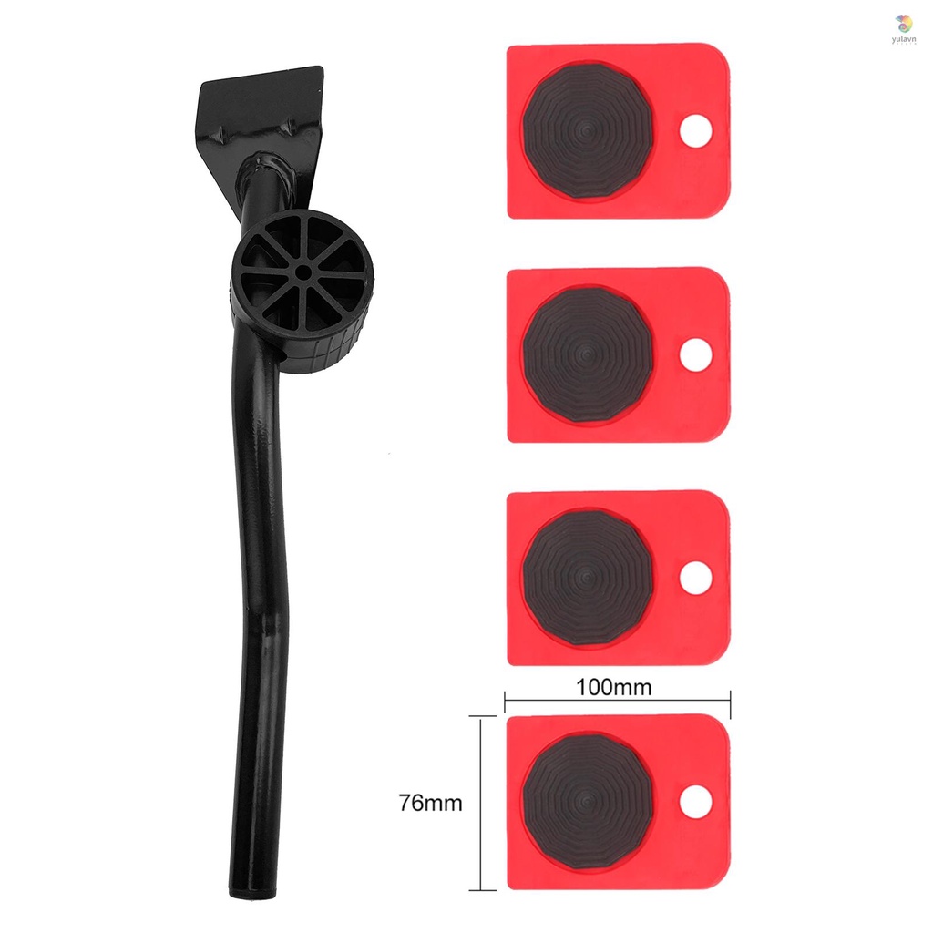 Hệ Thống Nâng Di Chuyển Đồ Nội Thất Nặng Với 4 Bánh Xe Trượt Cho Bàn Ghế Sofa / Tủ Có Thể Điều Chỉnh 180 Độ