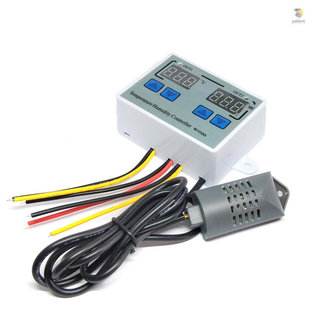 Bộ Điều Khiển Nhiệt Độ Và Độ Ẩm Kỹ Thuật Số W1099 AC110-220V Cho Tủ Lạnh