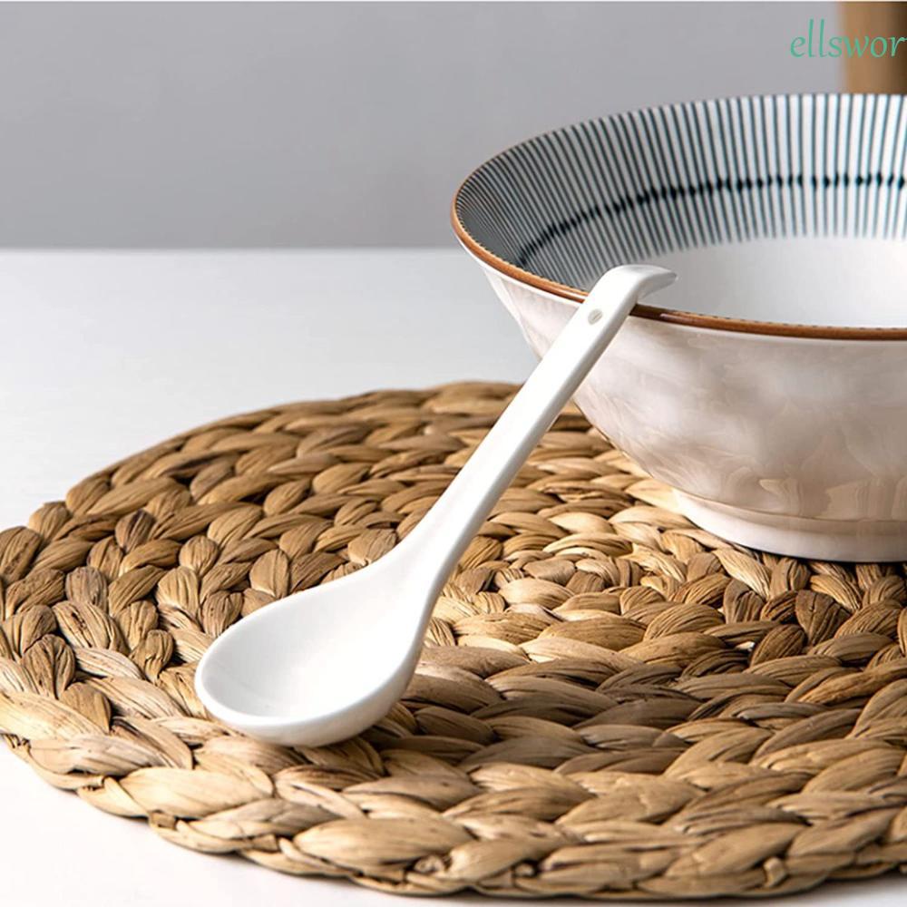 Muỗng Ăn Súp Bằng Gốm Sứ Phong Cách Nhật Bản