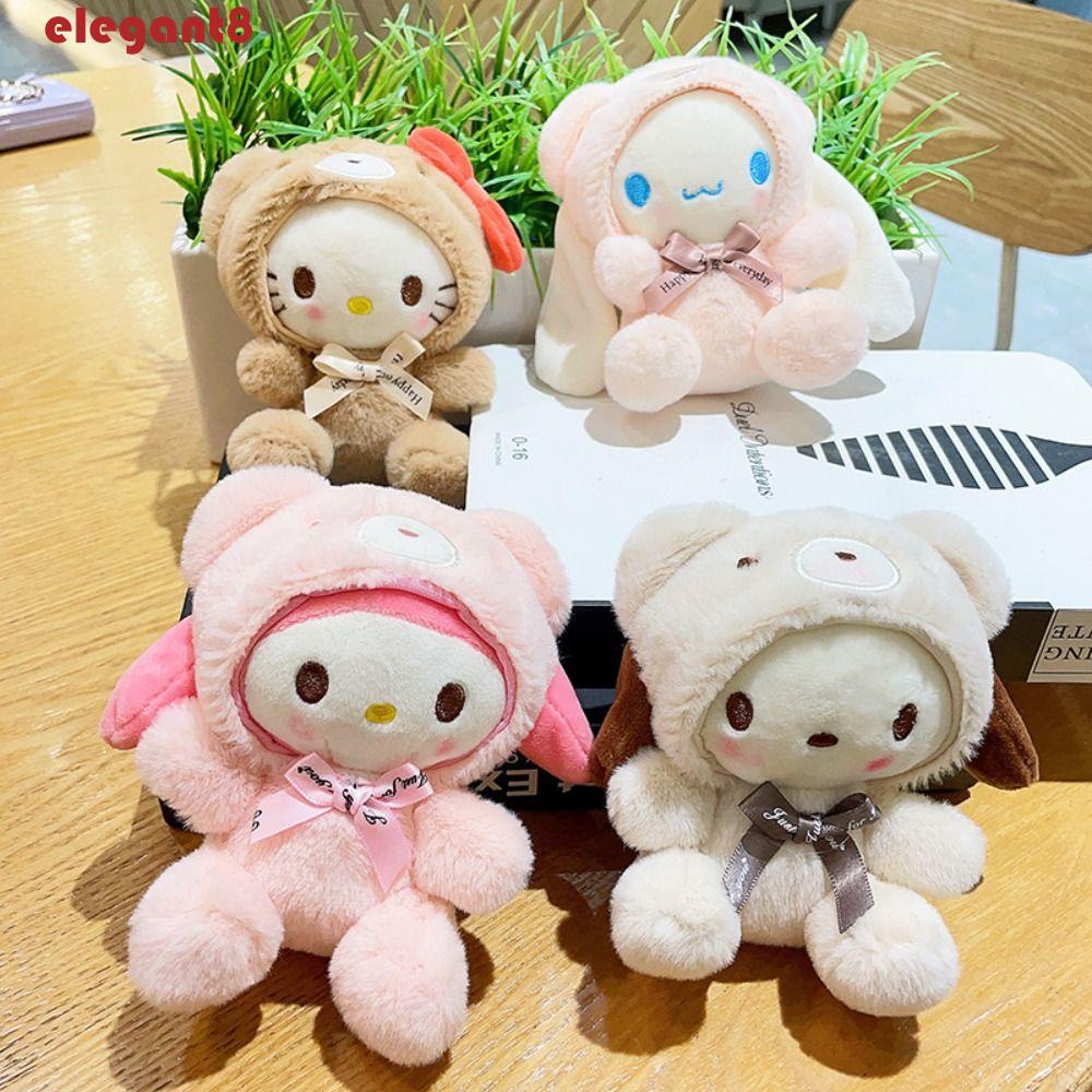 Móc Khóa Hình Mèo Kitty Nhồi Bông Mềm Mại Đáng Yêu