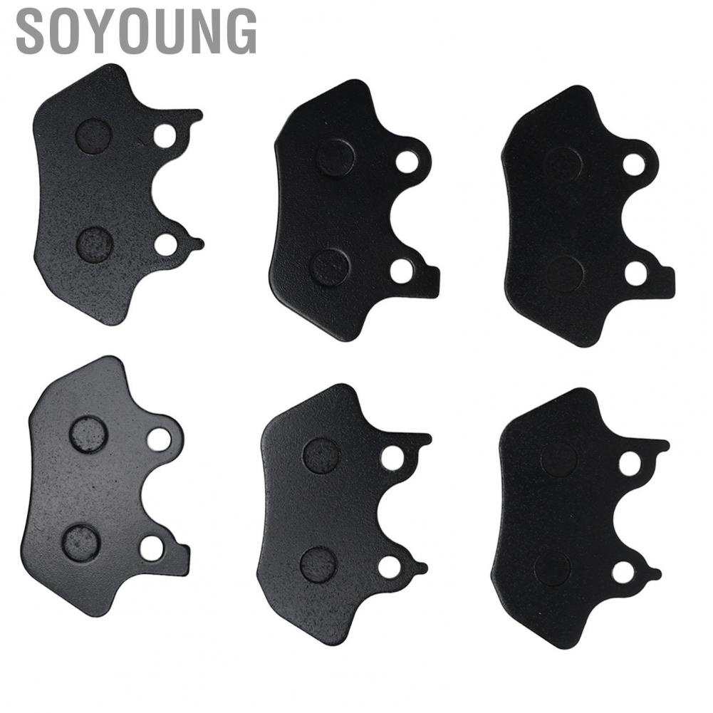 Soyoung Brake Pads  Abrasion Resistance Front Rear FA400 6pcs Metal for Fatboy Firefighter Anniversary