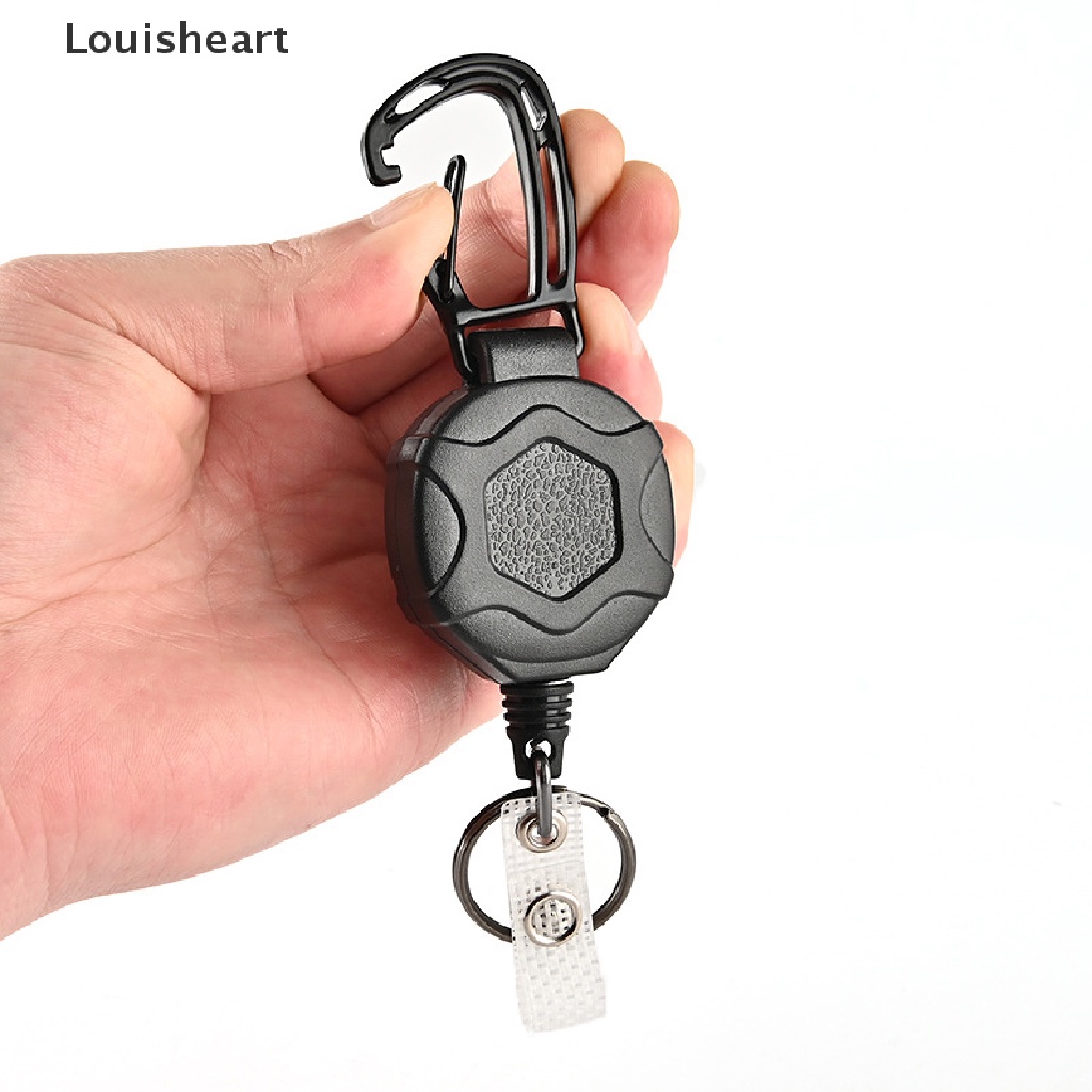 Dây Móc Khóa Treo Thẻ ID / Thẻ ID Chống Thất Lạc Có Thể Thu Gọn Tiện Dụng