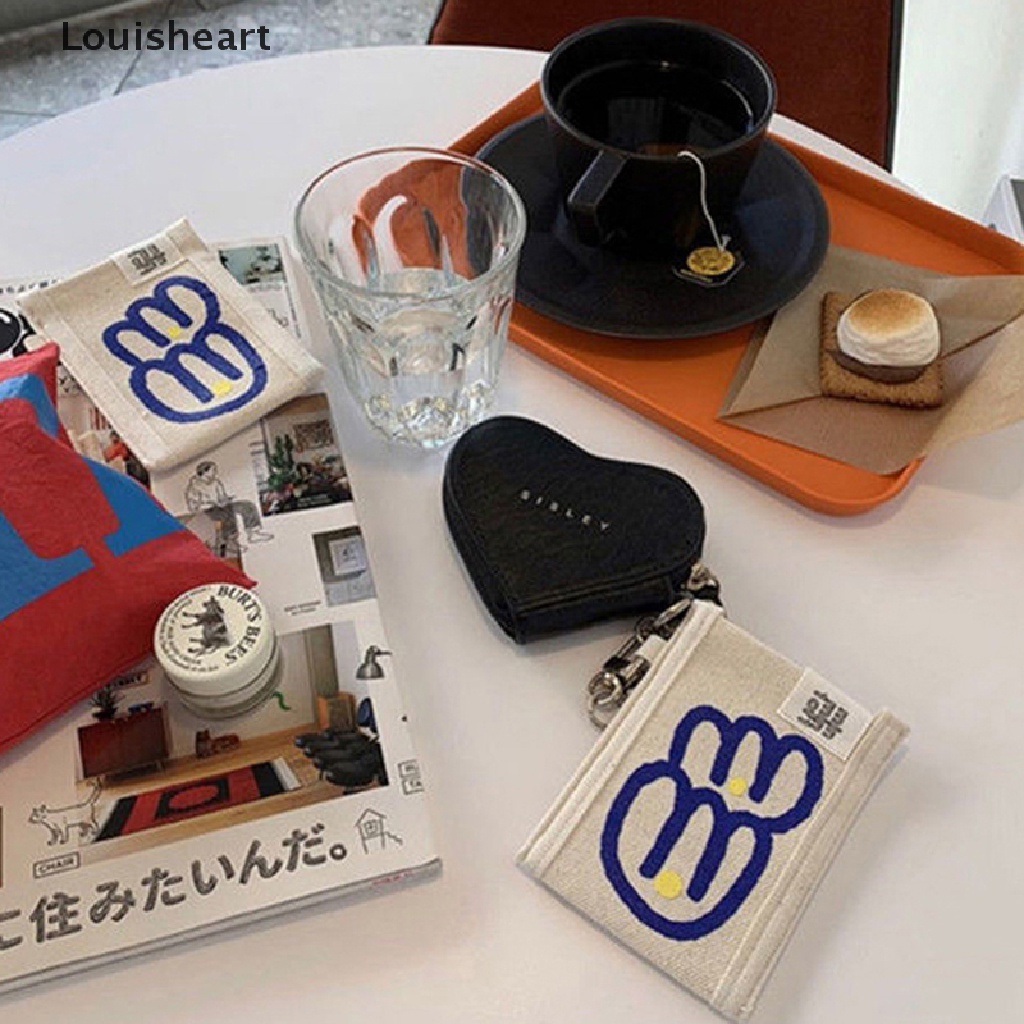 Ví Louisheart Hai Lớp Đựng Thẻ Chống Khử Từ Họa Tiết Graffiti Độc Đáo Cho Apple