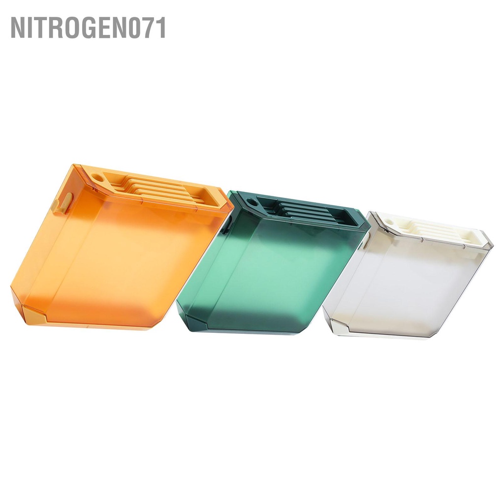 Nitrogen071 Giá treo dao tường Hộp lắp đặt bằng nhựa siêu mỏng để đồ cho nhà bếp