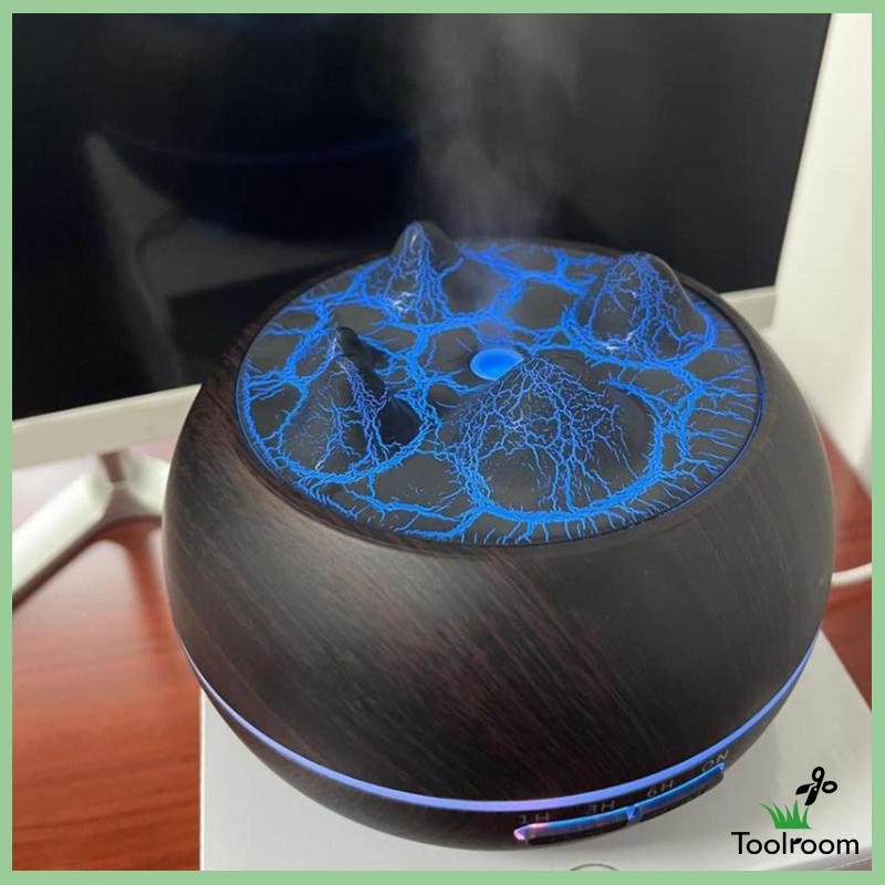 Máy Khuếch Tán Tinh Dầu 400ml Có Đèn Ngủ Hẹn Giờ Tiện Dụng Cho Gia Đình