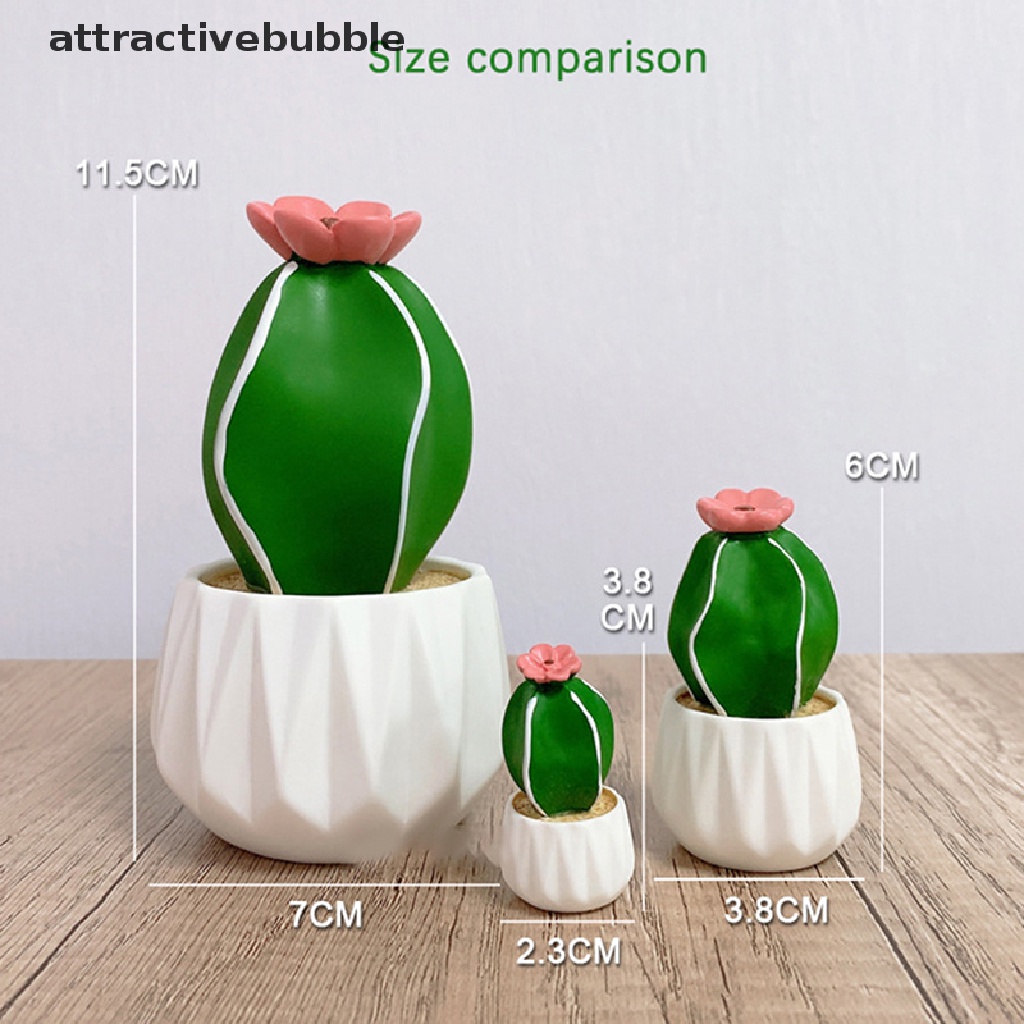 Set 1 / 4 Đồ trang trí Cây Xương Rồng Mini Trang Trí Tiểu Cảnh